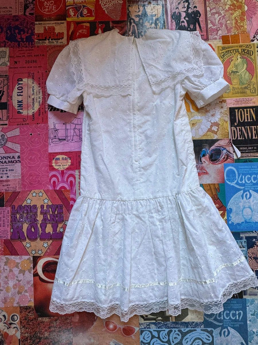 gunne sax mini dress Size:4-6 year Perfect for spring VENDOR-Skies are Blue 1920s inspired Black and