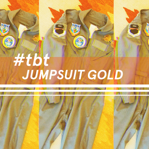 #TBT Jumpsuit Gold