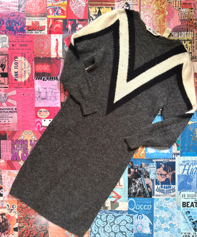 JR TOO Zig-Zag Sweater Dress