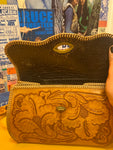 Embossed Leather Purse