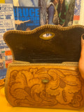 Embossed Leather Purse