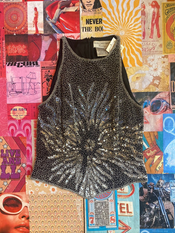Papéll Boutique Beaded Top