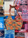 Rainbow Knit Halter Top