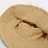 Vintage Frayed Wide Brim Beach Bucket Hat 8BK6HAT68