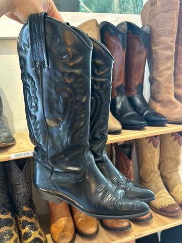 Black Western Boots