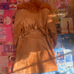 Anjum's Collections Orange Fur Coat