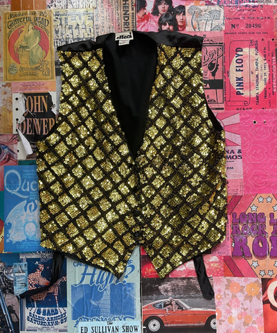 Effeci Gold Sequin Vest