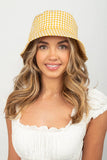 FWBU513 - Gingham print bucket hat