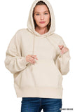 Oversized Fleece Kangaroo Pocket Hoodie
