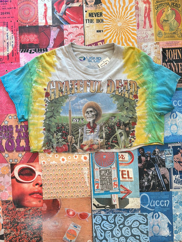 Grateful Dead Rainbow Crop Tee