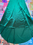 Emerald Green Open Back Dress
