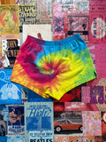 Rainbow Tie Dye Mini Short
