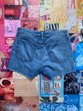 Rag and Bone Distressed denim shorts