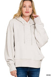 Oversized Fleece Kangaroo Pocket Hoodie