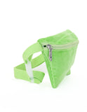 Slim Fanny Pack Festival Crossbody Belt Bag Corduroy Green