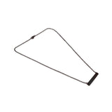 Polished Blank Stainless Steel Bar Necklace
