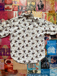 Cowboy Print Button-Down Shirt