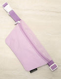 Slim Fanny Pack Festival Crossbody Belt Bag Pastel Lilac