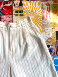 Pinstripe Long Shorts