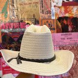 Straw Cowboy Hat Braided