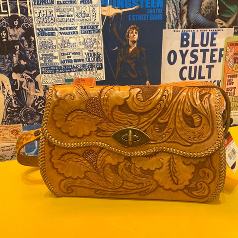 Embossed Leather Purse