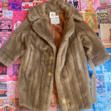 Lykafur Brown Long Coat
