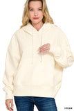 Oversized Fleece Kangaroo Pocket Hoodie
