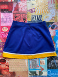 Blue And Gold Cheer Skirt