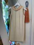 Ivory w/ Satin Collar Shirt Dress