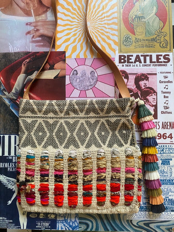 Multicolor Fabrics Purse