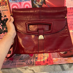 Leather Snap Bag
