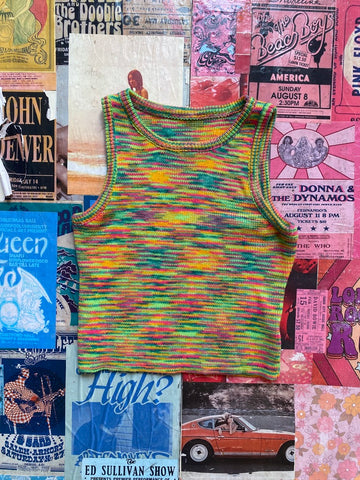 Rainbow Knit Tank Top