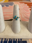 Silver Turqoise Dragonfly Ring