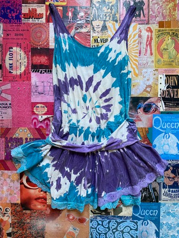 Tie Dye Mini Tank Dress