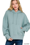 Oversized Fleece Kangaroo Pocket Hoodie
