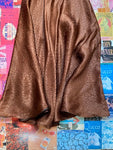 Brown Leopard Print Maxi Skirt
