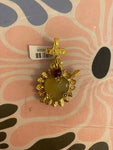 Sacred Heart Stone Cross Pendant