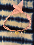Pink Handkerchief Charm Necklace
