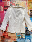 White Bejeweled Top