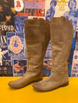 Frye Taupe Tall Riding Boots