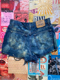 Levi's Bleached Heart Denim Shorts