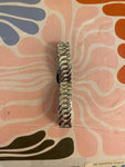 Silver Braided Watch Bracelet