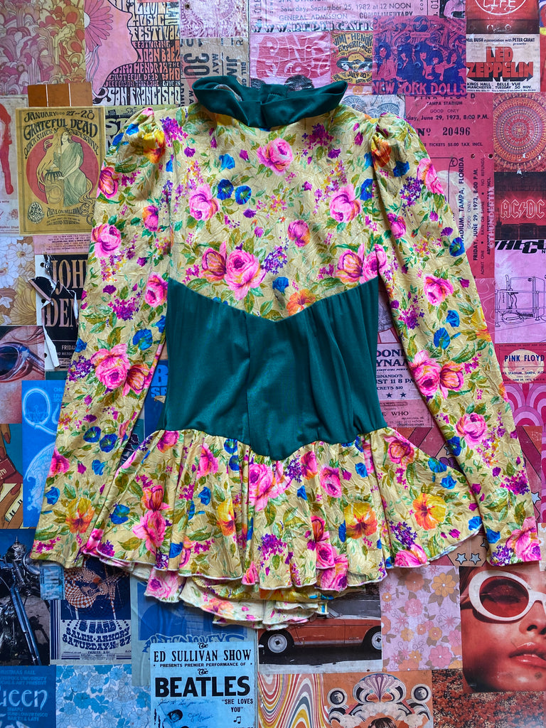 Floral Mini Skater Dress East and Up Floral Mini Skater Dress East and Up