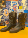 Black Leather Texas Brand Boots