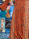 Orange Leopard Free People Duster Jacket