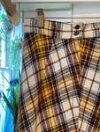 Plaid Midi Circle Skirt