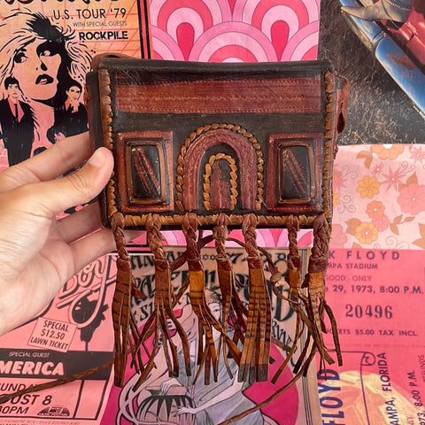 Mini leather purse