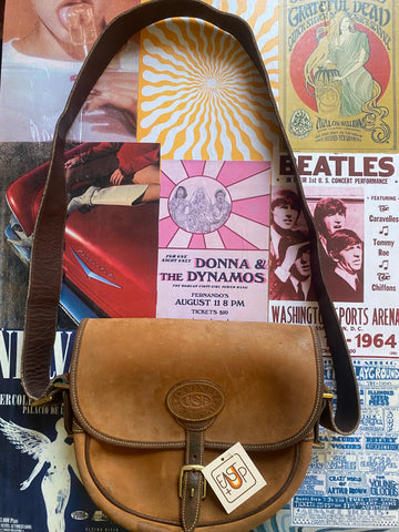 Dooney & Bourke Brown Leather Crossbody Purse