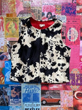 Cow Print Vest