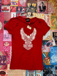 Red Harley Davidson Cut Out Top